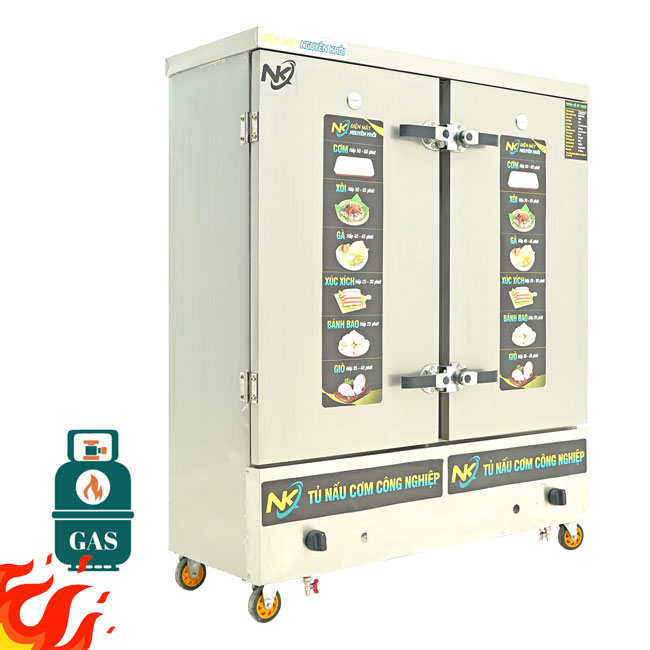 Tủ nấu cơm 24 khay gas NK-24KG