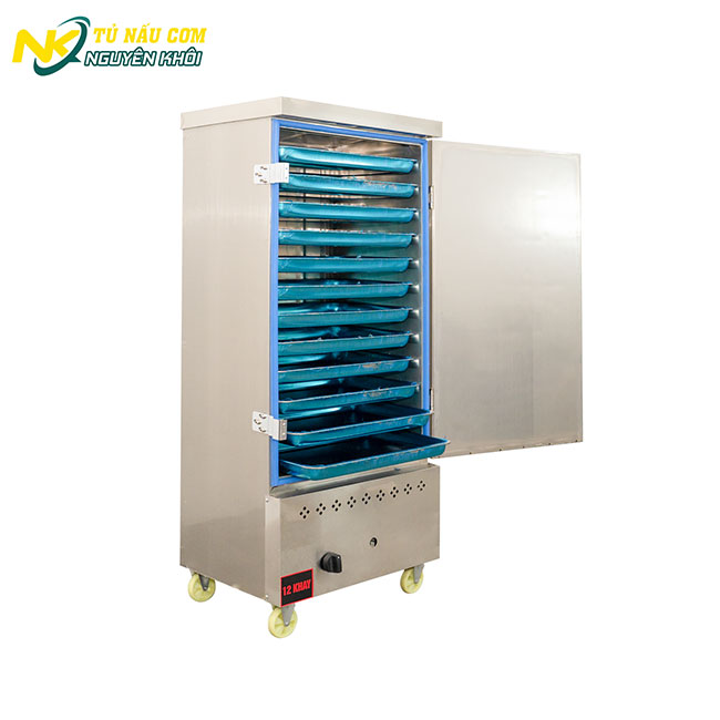 Sản phẩm sở hữu khoang nấu rộng với 12 khay nấu - hấp