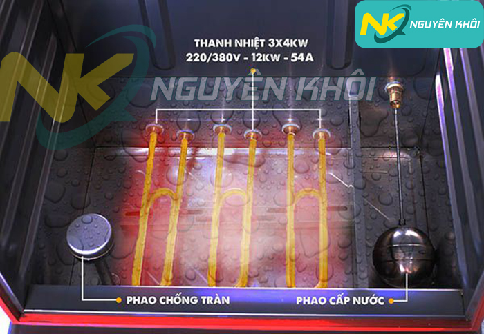 Vận hành dựa trên nguyên lí chuyển hóa điện năng thành nhiệt năng