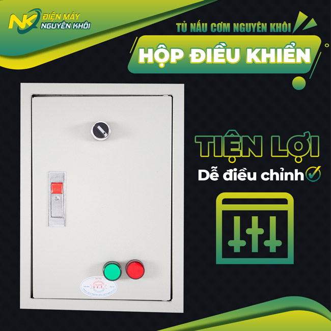 Hộp điều khiển dành cho tủ hấp bánh bao điện có điều khiển