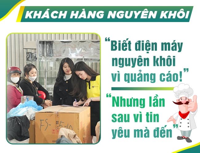 Đánh giá khách hàng về tủ nấu cơm Nguyên Khôi 