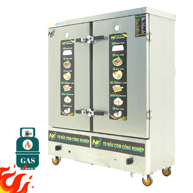 Tủ nấu cơm 24 khay gas NK-24KG