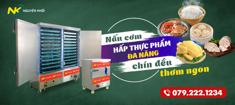 Banner tủ nấu cơm công nghiệp nguyên khôi mới