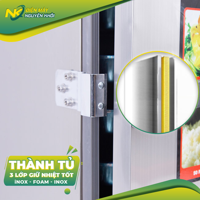 Thành tủ cách và giữ nhiệt hiệu quả