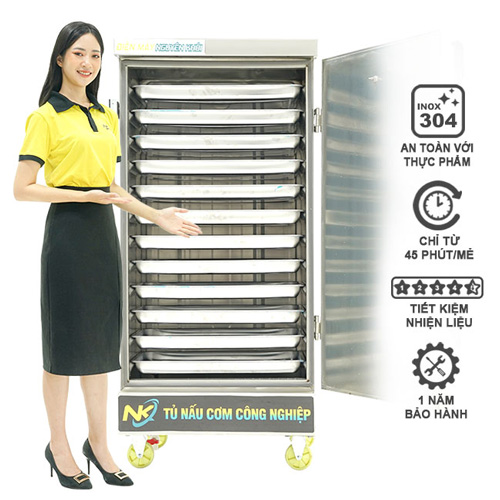 Tủ nấu cơm 12 khay điện NK-12KDL
