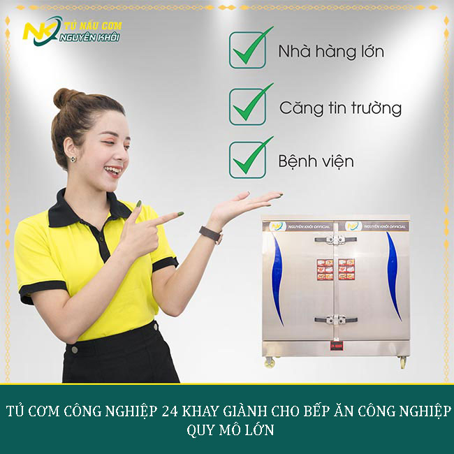 Chọn tủ nấu cơm tấm công nghiệp tốt nhất