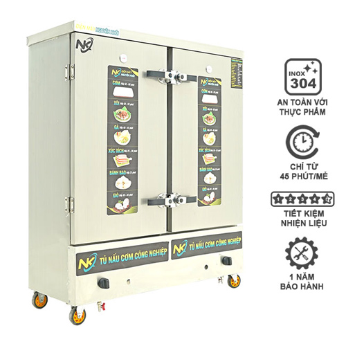 Tủ nấu cơm 24 khay gas NK-24KG
