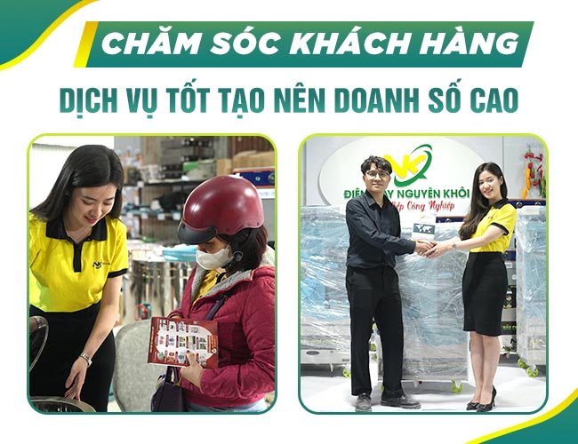 Hình ảnh khách hàng sử dụng sản phẩm tại Nguyên Khôi 