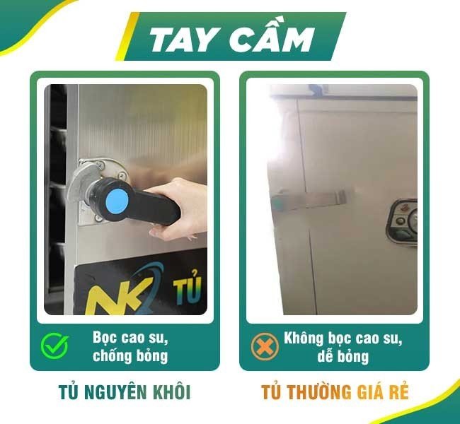 Cửa tủ thiết kế kèm tay cầm 