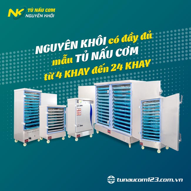 Tủ nấu cơm công nghiệp Nguyên Khôi