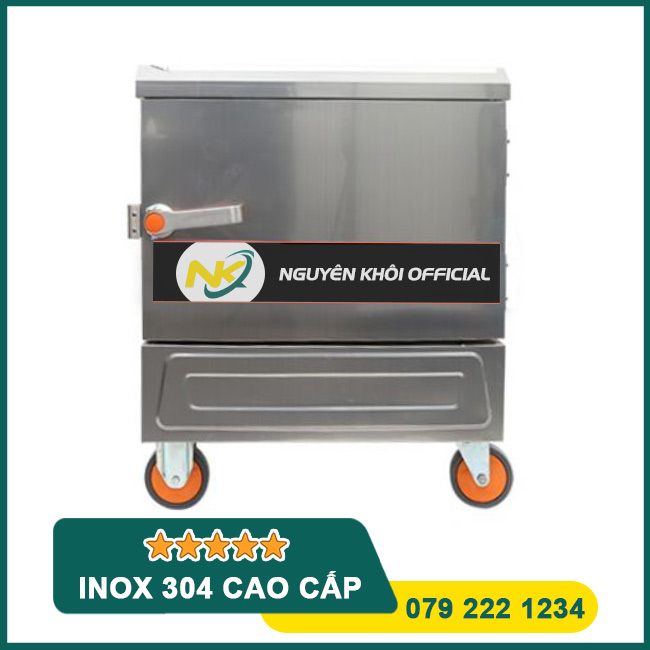 Tủ cơm công nghiệp 4 khay dùng điện, tủ cơm 4 khay điện