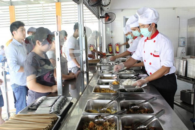 Thiết kế quán cơm bình dân buffet, quán cơm bình dân