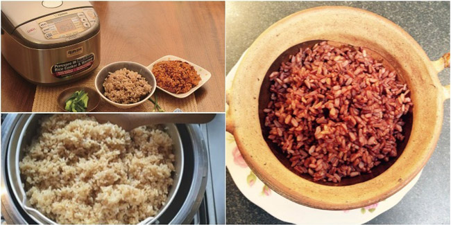 Nấu cơm gạo lứt mất nhiều thời gian hơn gạo trắng, chế biến gạo lứt