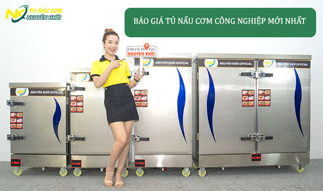 Tủ nấu cơm Nguyên Khôi, tủ cơm công nghiệp 