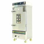 Tủ nấu cơm 10 khay điện gas có điều khiển NK-10KDGL