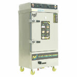 Tủ nấu cơm 8 khay điện gas có điều khiển NK-8KDGL