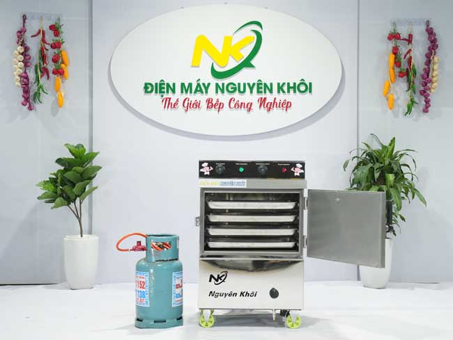 Tủ 4 khay điện gas có điều khiển