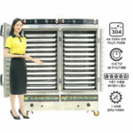 Tủ nấu cơm 24 khay điện gas NK-24KDGL