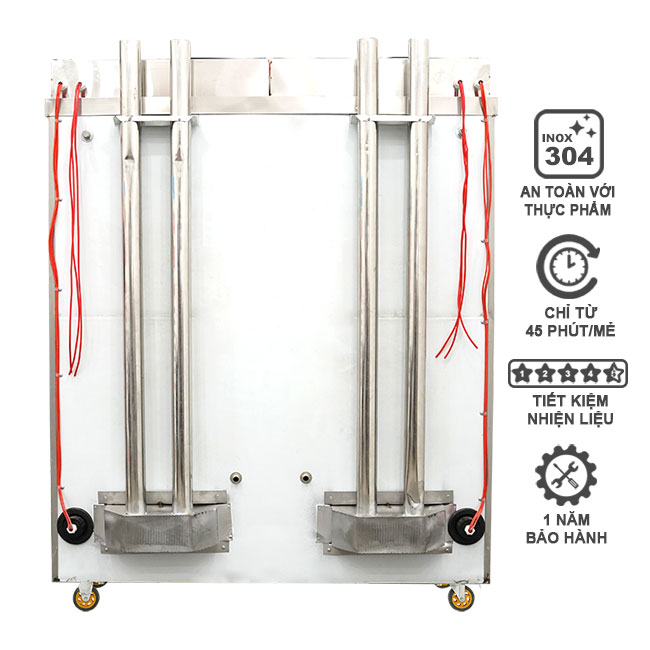 Tủ nấu cơm 24 khay điện gas NK-24KDGL