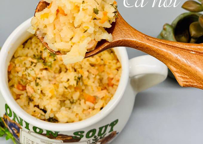 Cơm Risotto cá hồi