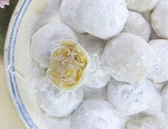 Bánh bao chỉ nhân đậu xanh