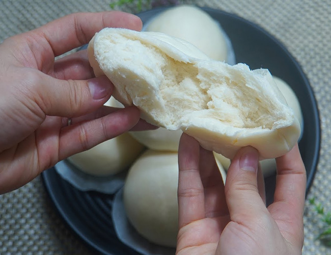 thành phẩm bánh bao chay