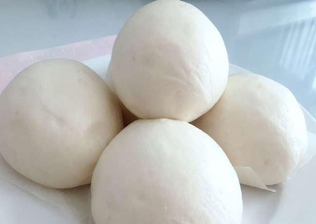 Bánh bao sữa không nhân