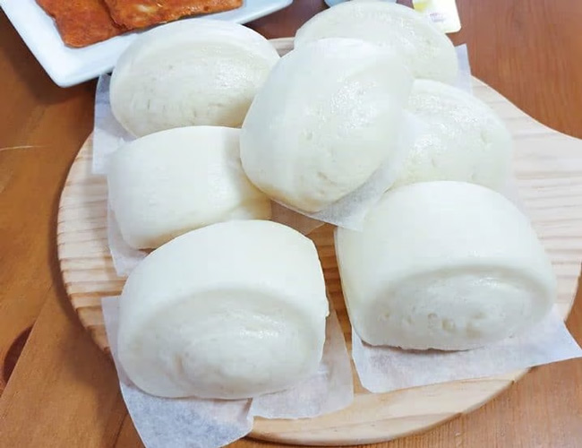 bánh bao sữa thơm ngon