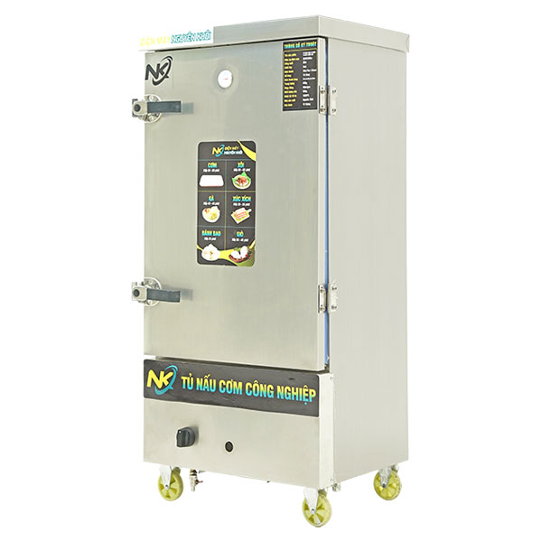 Tủ nấu cơm 10 khay điện gas NK-10KDGR