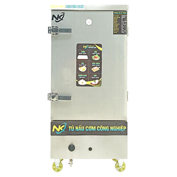 Tủ nấu cơm 10 khay điện gas NK-10KDGR