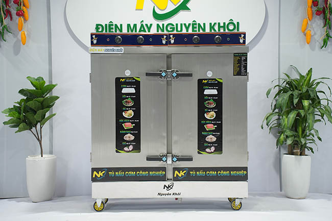 Đặc điểm tủ nấu cơm 100kg 