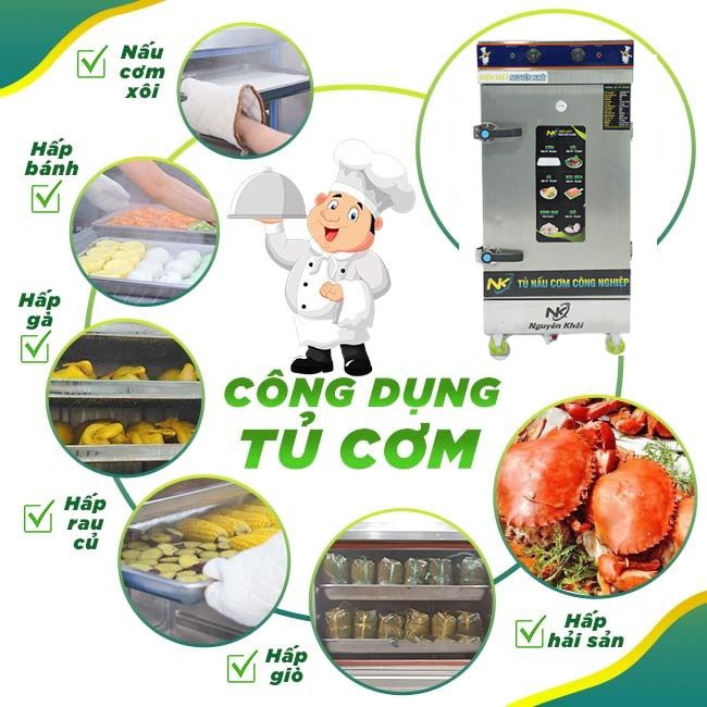 Tính ứng dụng cao, nấu hấp đa năng 