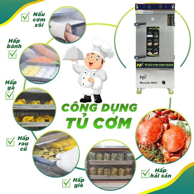 Khả năng nấu hấp đa năng 