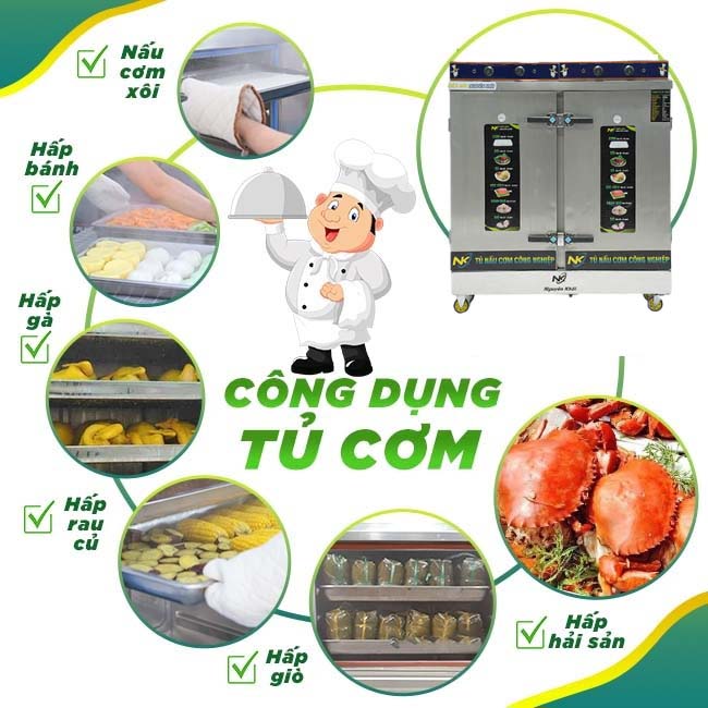 Khả năng nấu hấp đa năng 