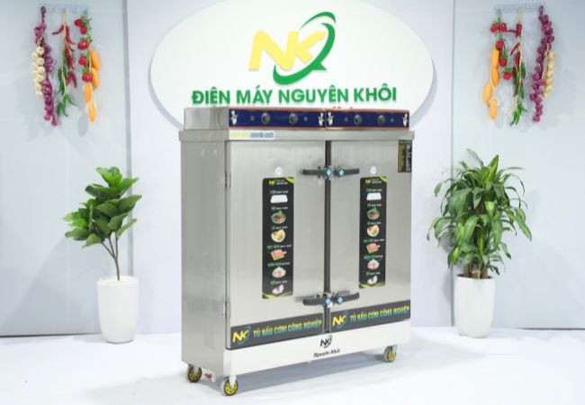 Tủ nấu cơm 100kg điện 