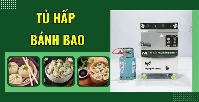 Các mẫu tủ hấp bánh bao công nghiệp 