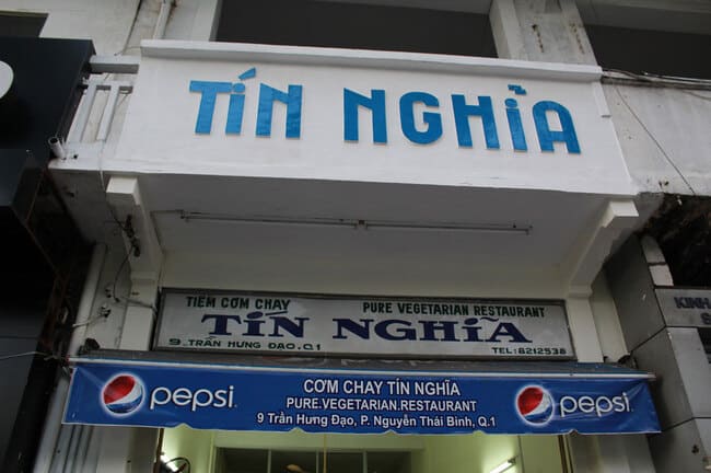 Tiệm cơm chay Tín Nghĩa