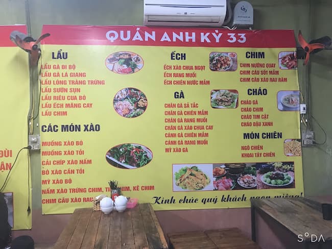 Quán nhậu Anh Kỳ 33