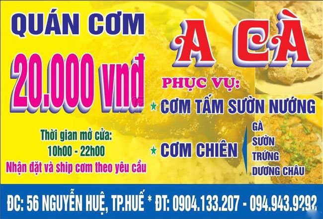 A Cà 56 Nguyễn Huệ