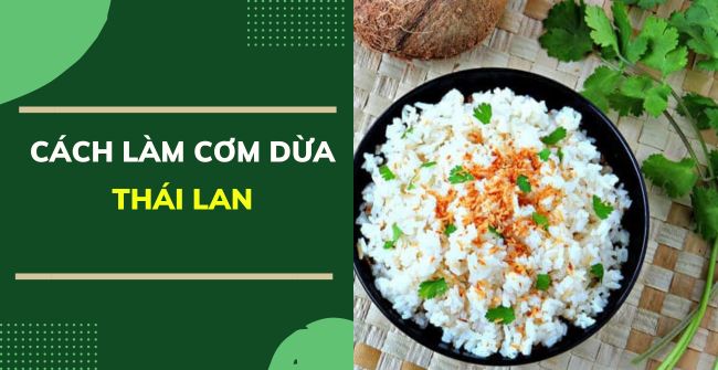 Cách làm cơm dừa thái