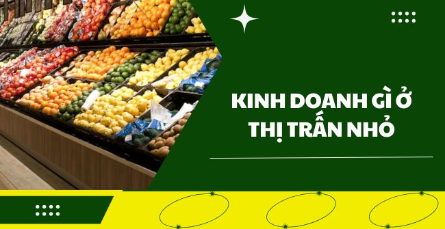 11 Ý tưởng kinh doanh ở Thị trấn nhỏ vốn ít, lãi khủng