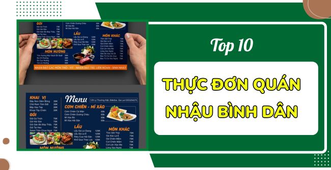 Top 8+ Thực đơn quán nhậu bình dân làm khách thích mê