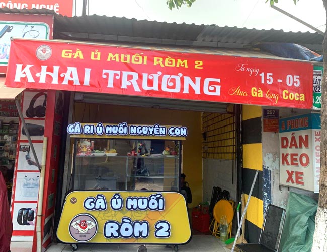 Gà ủ muối Ròm 2